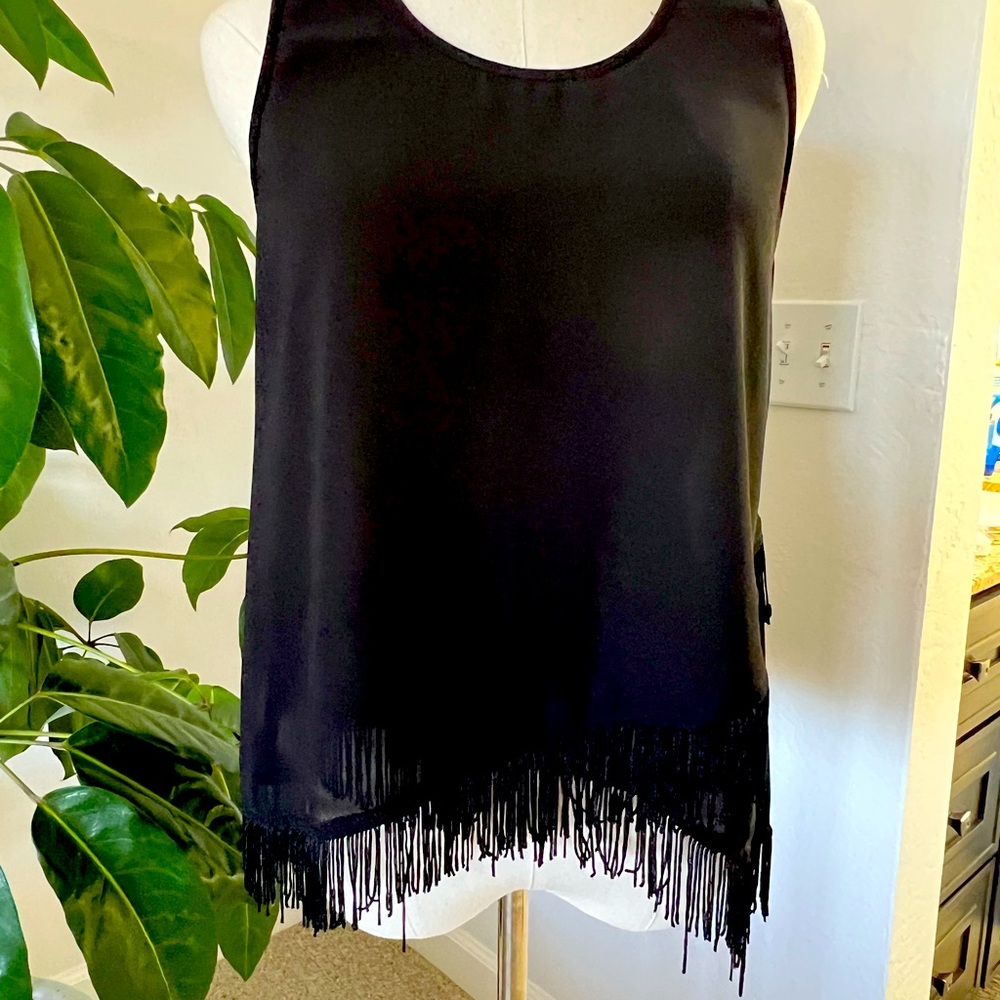 NWT - Ya Los Angeles sexy fringe top - 75% silk
